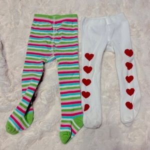 Free with Purchase Baby girl knit tights 6m & 9m